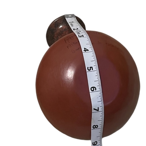 Pair Hand Sculpted Pottery Fish And Bird Vase Hand Tooled - Picture 13 of 15